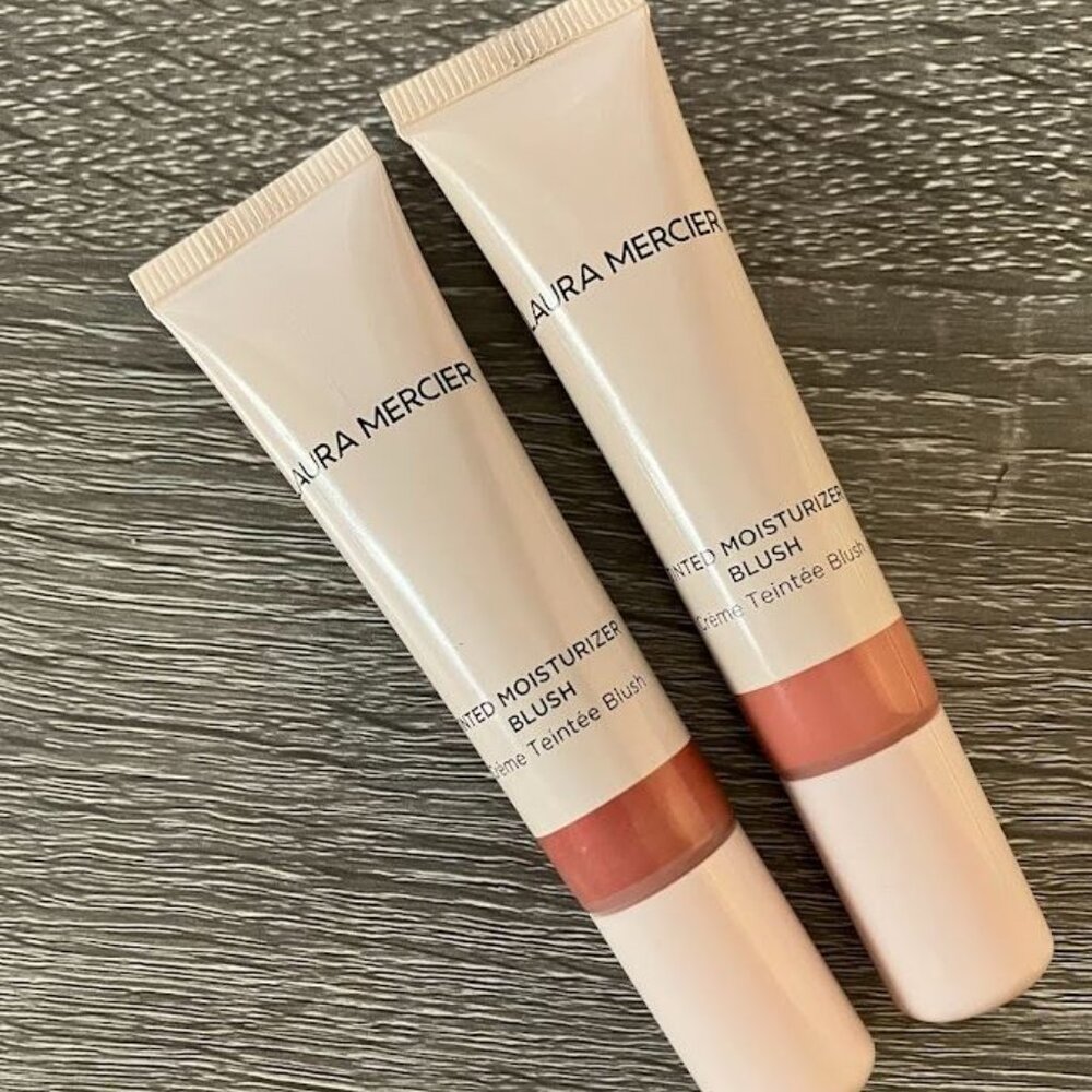 Two Laura Mercier Tinted Moisturizer Blushes in Southbound and Promenade